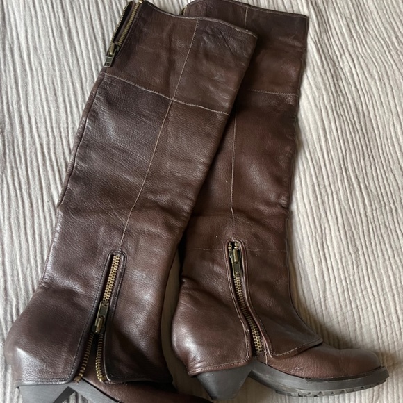 ASH Over The Knee Brown Boots Size 6 - Picture 2 of 5